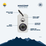 SUN - MiniComp I Clear Mini Compass