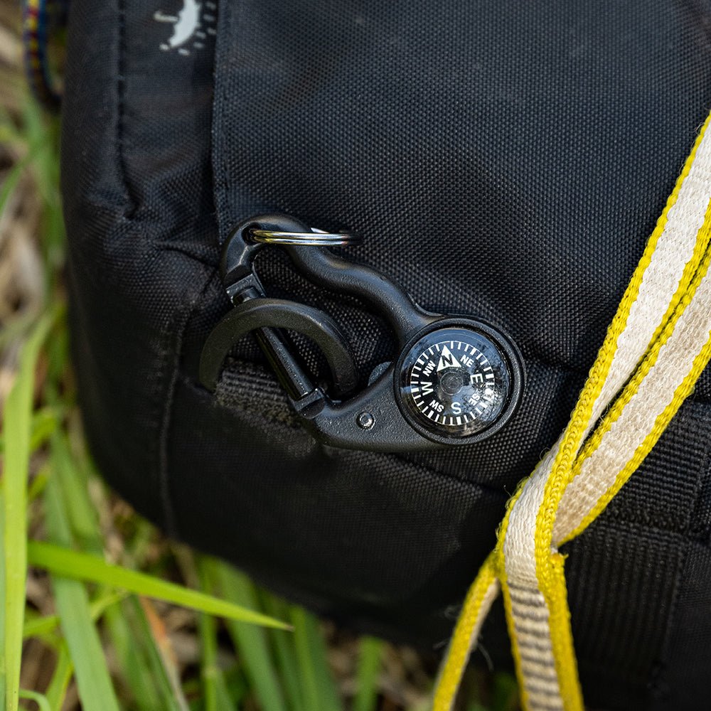 SUN - MagniComp Compass with Carabiner and 3X Magnifier