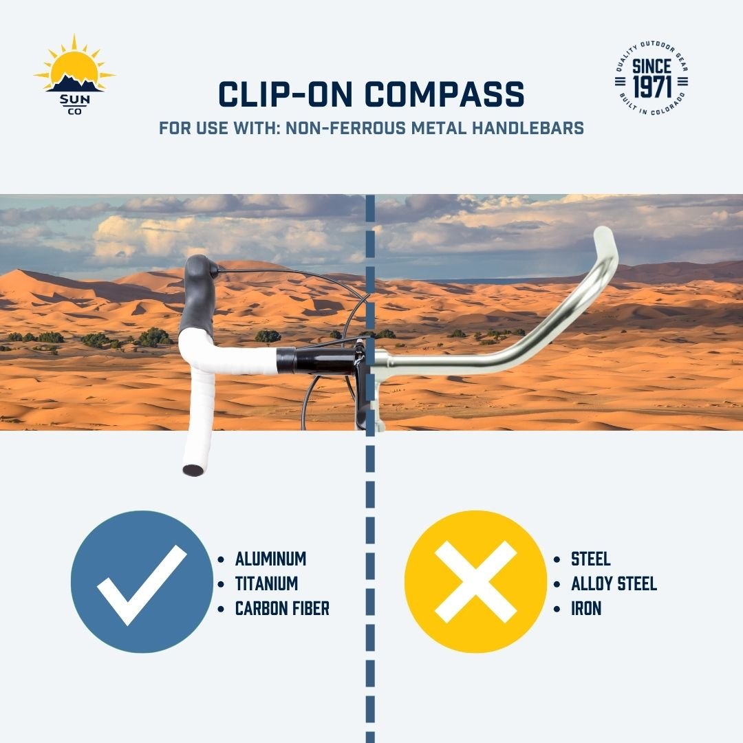 SUN - Clip-On Compass for Bikes