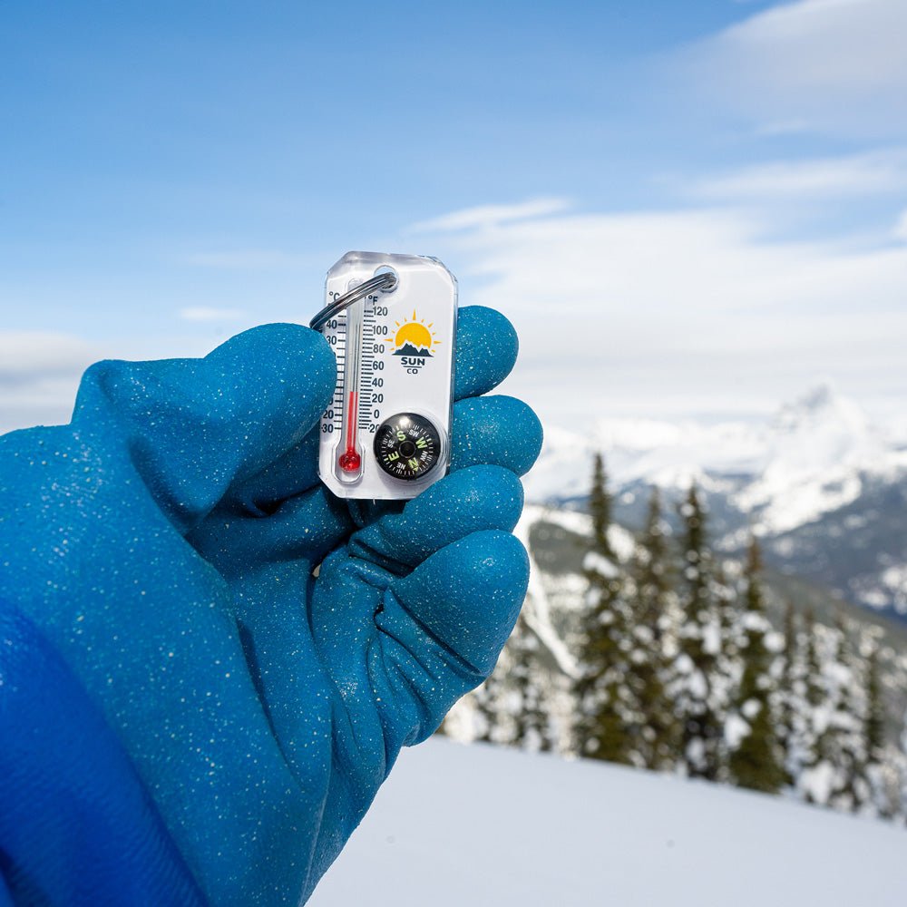 SUN - Therm-o-Compass with Luminous Liquid-Filled Compass