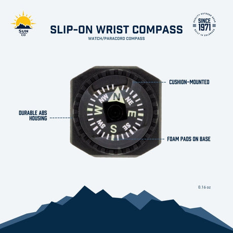 SUN - Slip-On Wrist Compass