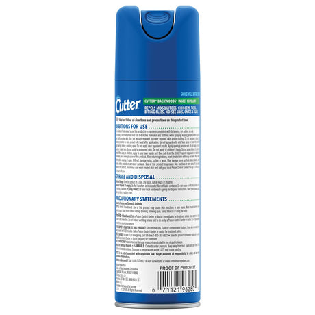 CUTTER - Backwoods Unscented Aerosol Insect Repellent — view 2