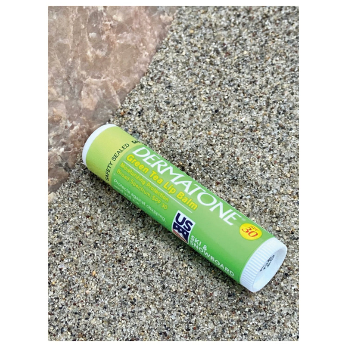 DERMATONE - Green Tea Lip Balm SPF30, 0.15 oz — view 2