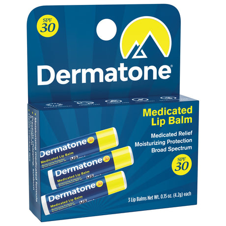 Dermatone - Medicated Lip Balm SPF30, 0.15 oz