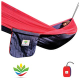 Hammock Bliss - Single Hammock in Navy/Red — view 3