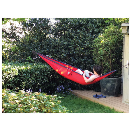 Hammock Bliss - Single Hammock in Navy/Red — view 5