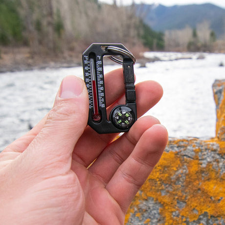 SUN - HikeHitch 2 Carabiner with Thermometer and Compass — view 3