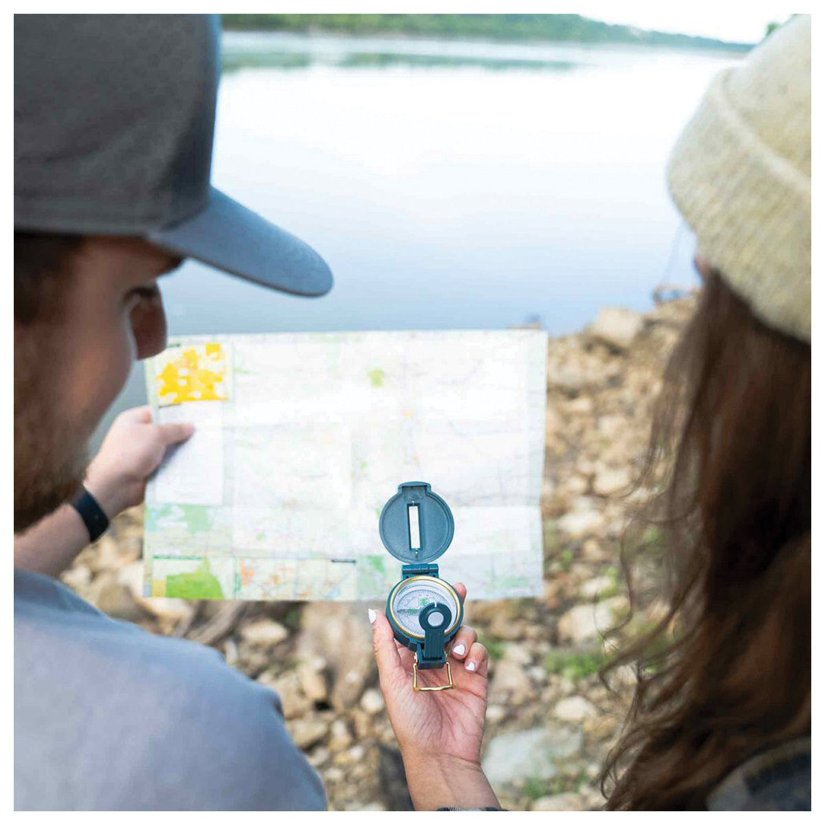 UST - Lensatic Compass with Glow-in-the-Dark Letters