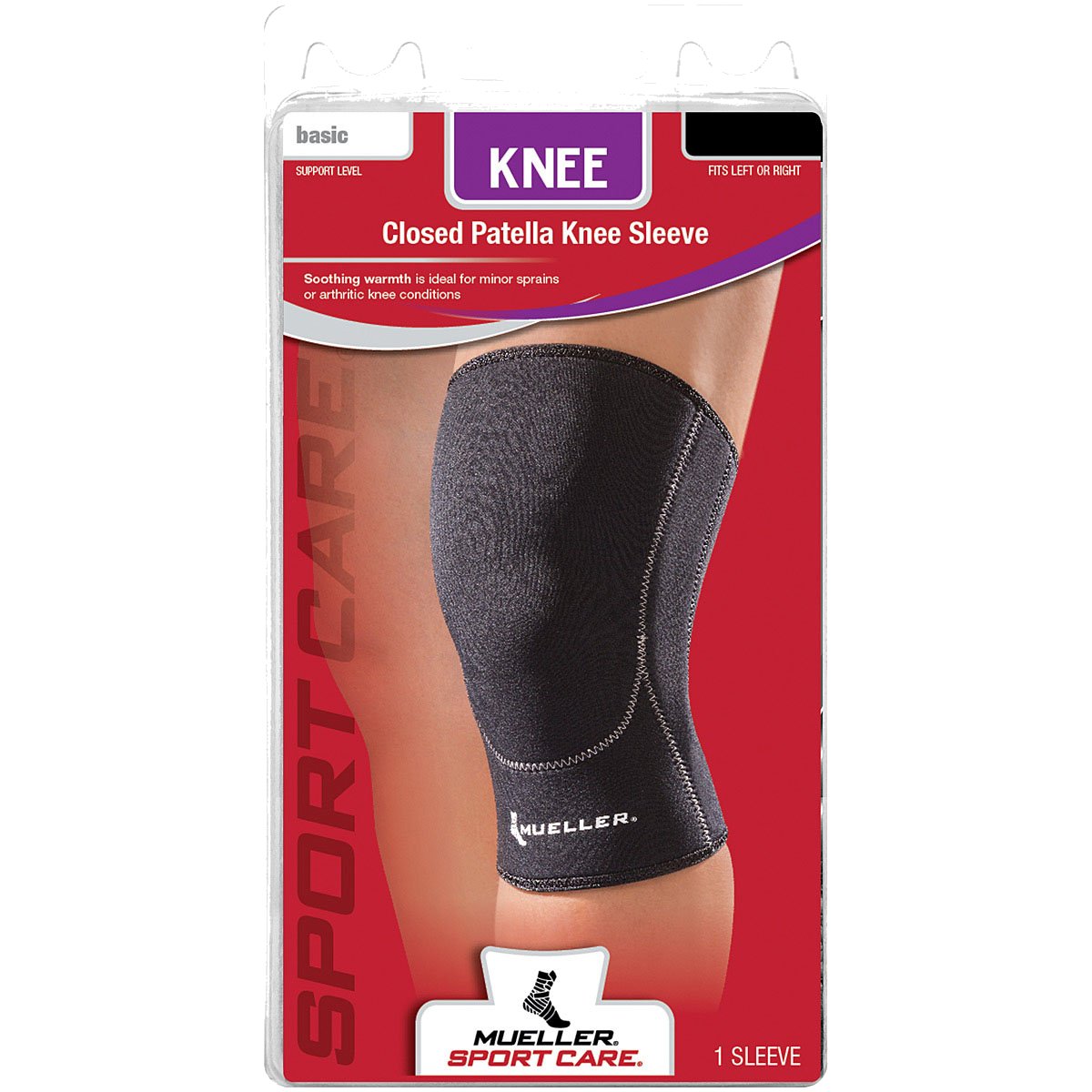 MUELLER - Knee Closed Patella Sleeve Small — view 3