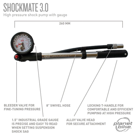 Planet Bike - Shockmate 3.0 Suspension Pump — view 2