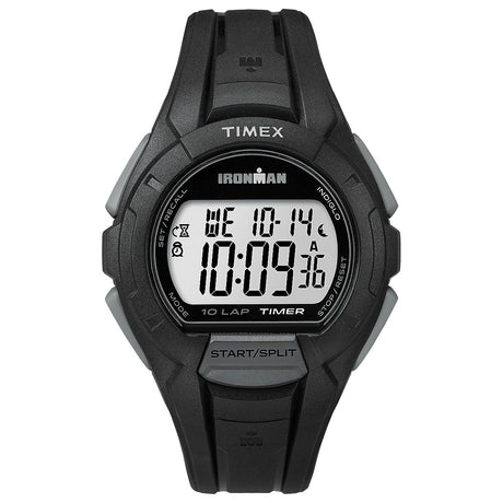 TIMEX - Ironman 10 Lap Full Size Watch - Black