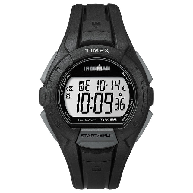 TIMEX - Ironman 10 Lap Full Size Watch - Black
