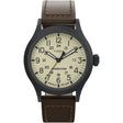 TIMEX - Expedition Scout Brown Leather Watch