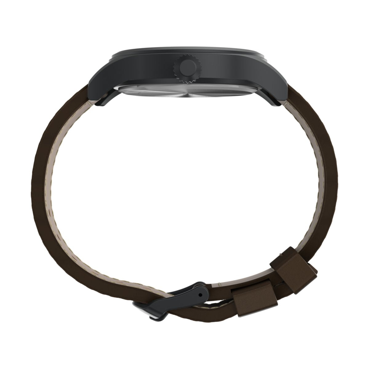 TIMEX - Expedition Scout Brown Leather Watch — view 2