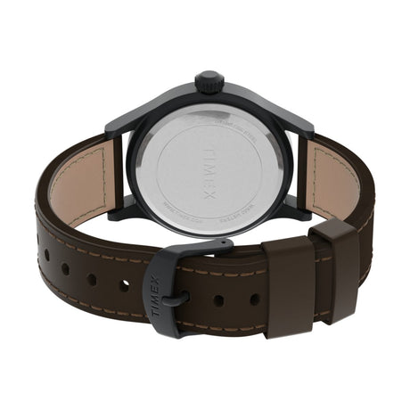 TIMEX - Expedition Scout Brown Leather Watch — view 5