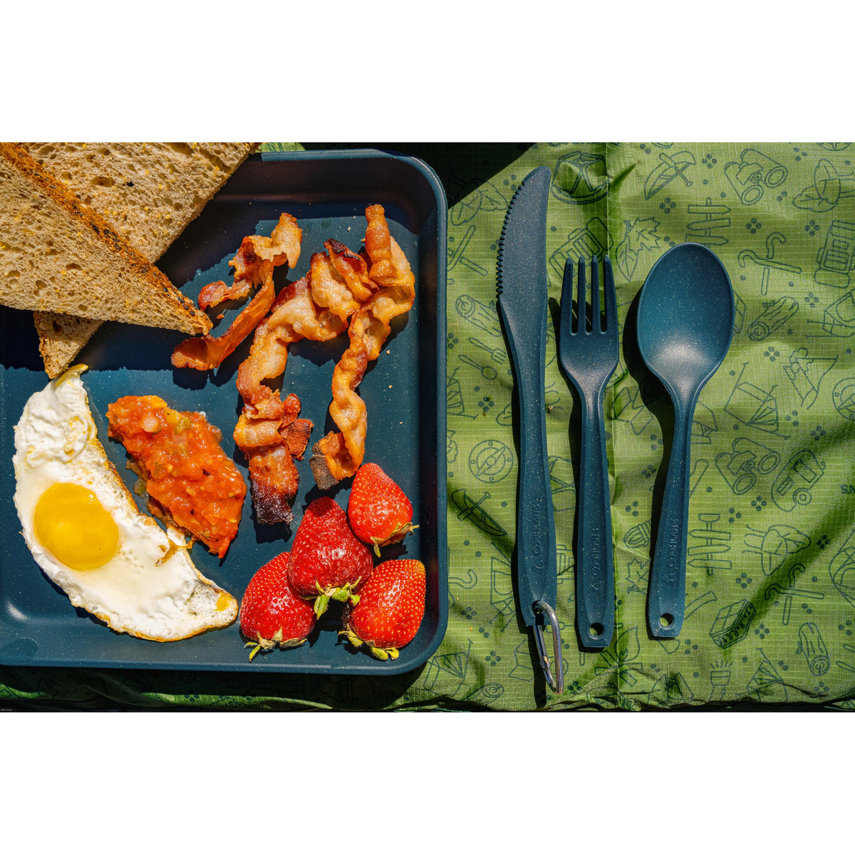 Coghlans - Camp Cutlery Set with Carabiner