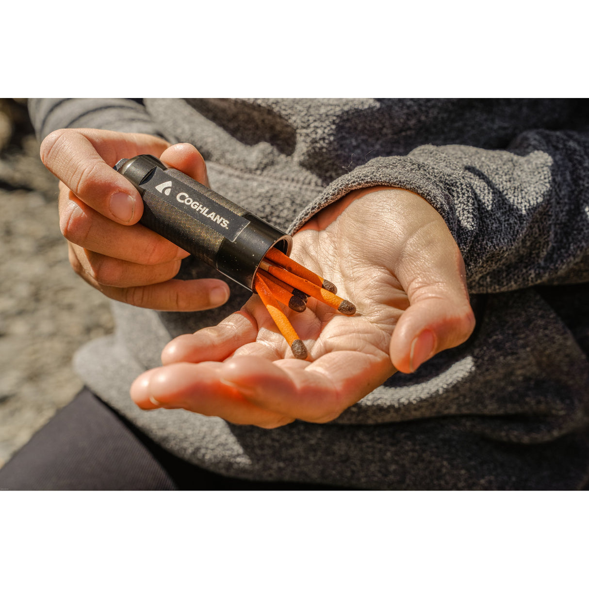 Coghlan's - Watertight Aluminum Match Case with Carabiner