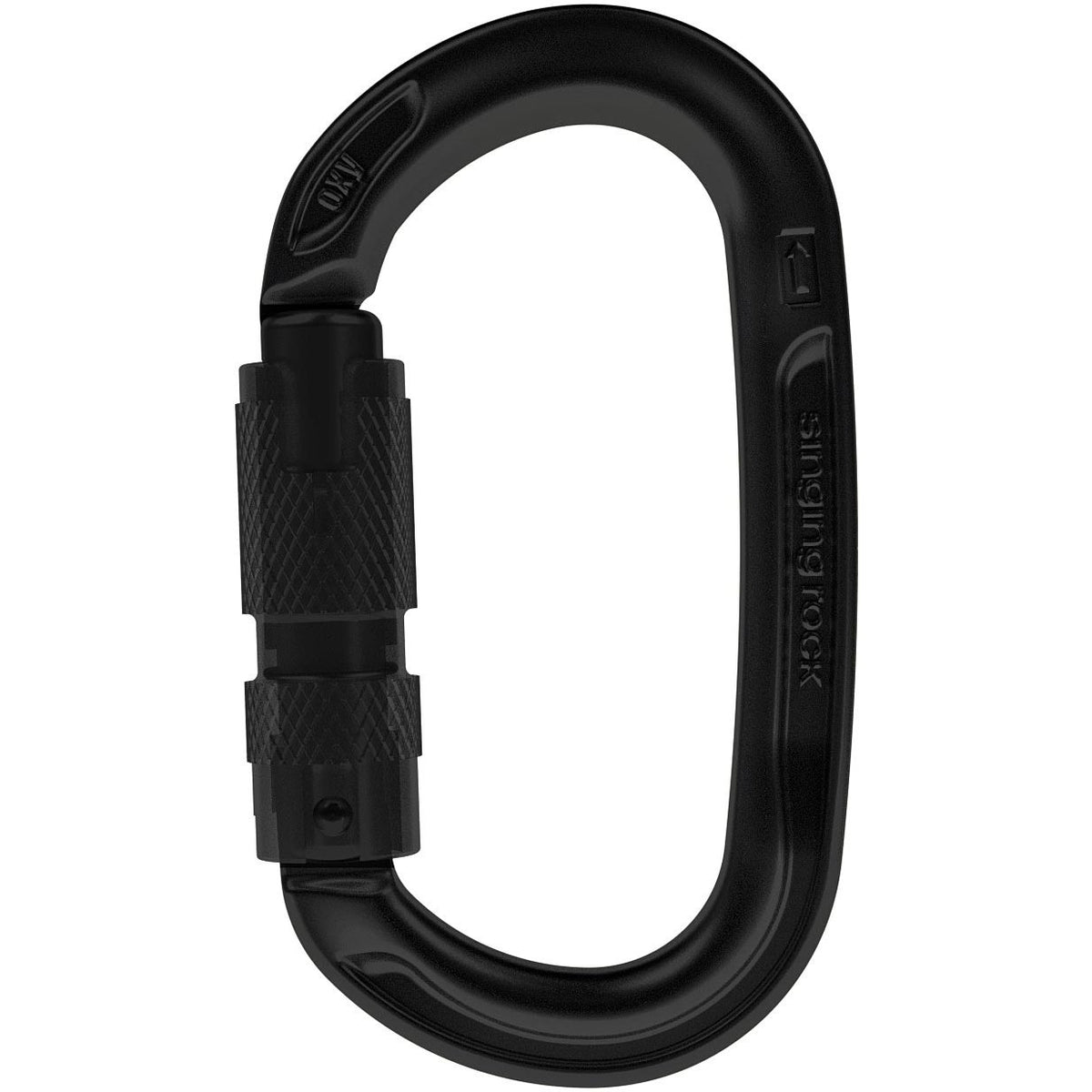 SINGING ROCK - OXY 3AL Black Oval Carabiner