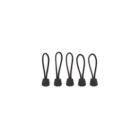 EXOTAC - TinderZIP Zipper Pulls - Black (5 Pack)