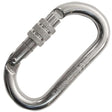 KONG - Oval Keylock Carabiner with Screw Sleeve - Polish