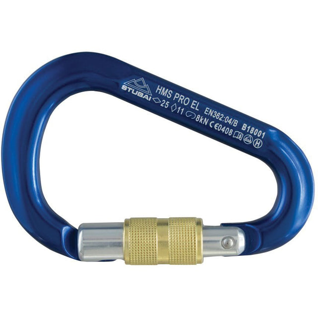STUBAI - HMS Anodized SG Carabiner - Blue