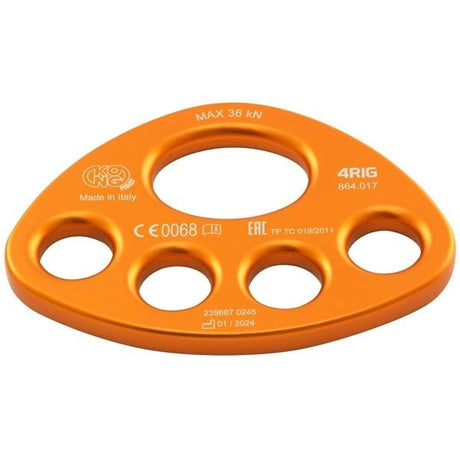 KONG - 4RIG Aluminum Anchor Plate - Orange — view 2