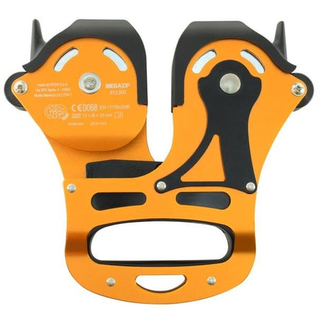 KONG - MegaZip Double Pulley for Long Zip Lines - Orange/Black