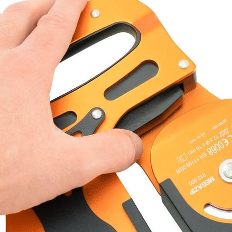 KONG - MegaZip Double Pulley for Long Zip Lines - Orange/Black — view 4