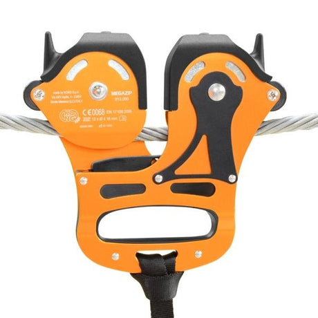 KONG - MegaZip Double Pulley for Long Zip Lines - Orange/Black — view 9