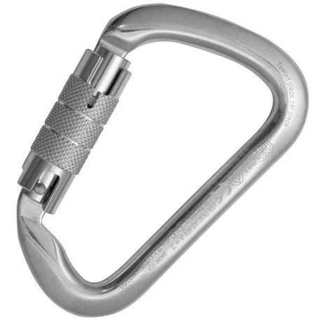 KONG - BIG D Multiuse Carabiner with Twist Lock - Polished