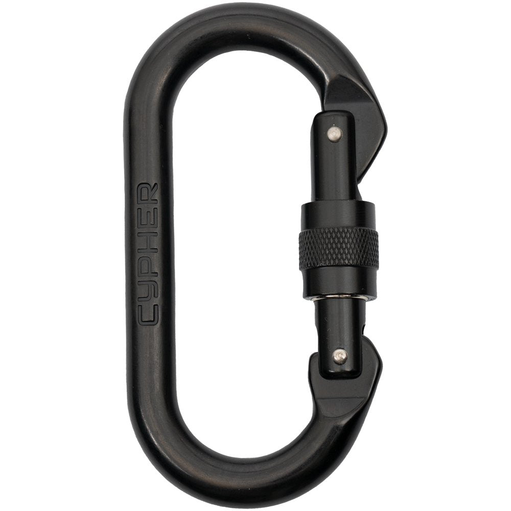 CYPHER - Oval SG Carabiner Black