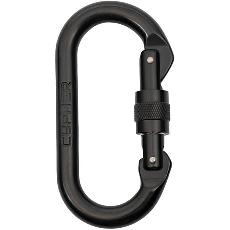 CYPHER - Oval SG Carabiner Black