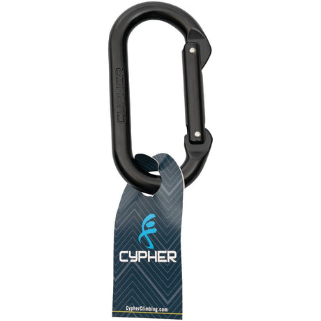 CYPHER - Oval Carabiner Black