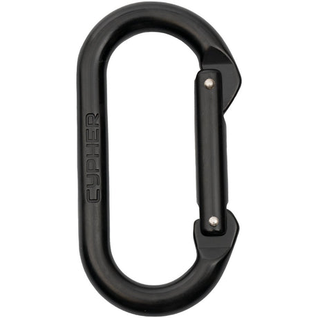 CYPHER - Oval Carabiner Black