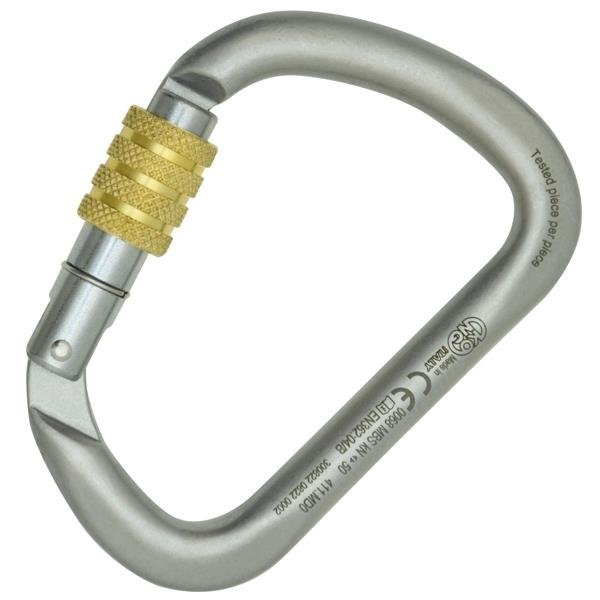 KONG - X-Large Carbon Steel Carabiner - Lunar White