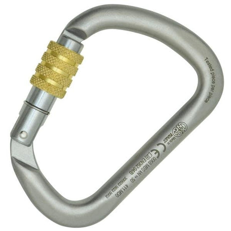 KONG - X-Large Carbon Steel Carabiner - Lunar White