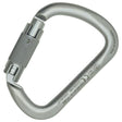 KONG - X-Large Carbon Steel Carabiner with Auto Block - White