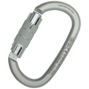KONG - Ovalone Carbon Steel Carabiner TL White