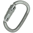 KONG - Ovalone Carbon Steel Carabiner with Twist Lock - White