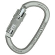 KONG - Ovalone Carbon Steel Carabiner with Auto Block - White