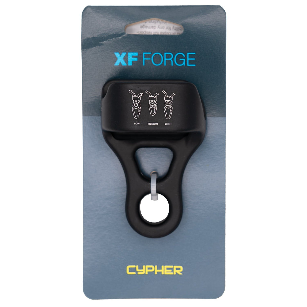 CYPHER - XF Forge Belay Device - Black