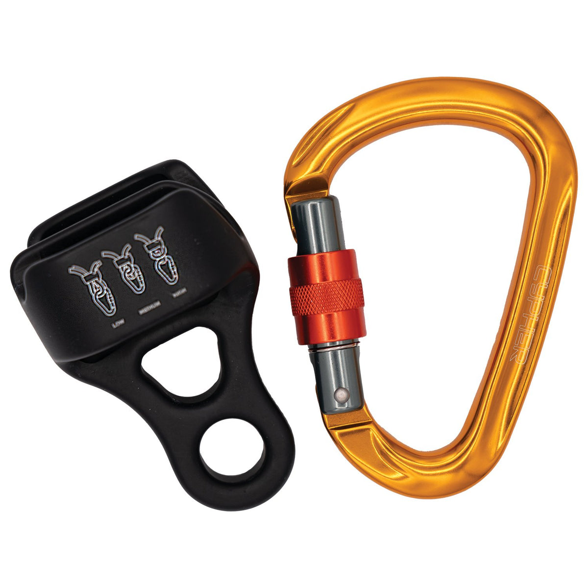 CYPHER - XF Forge Belay Device - Black