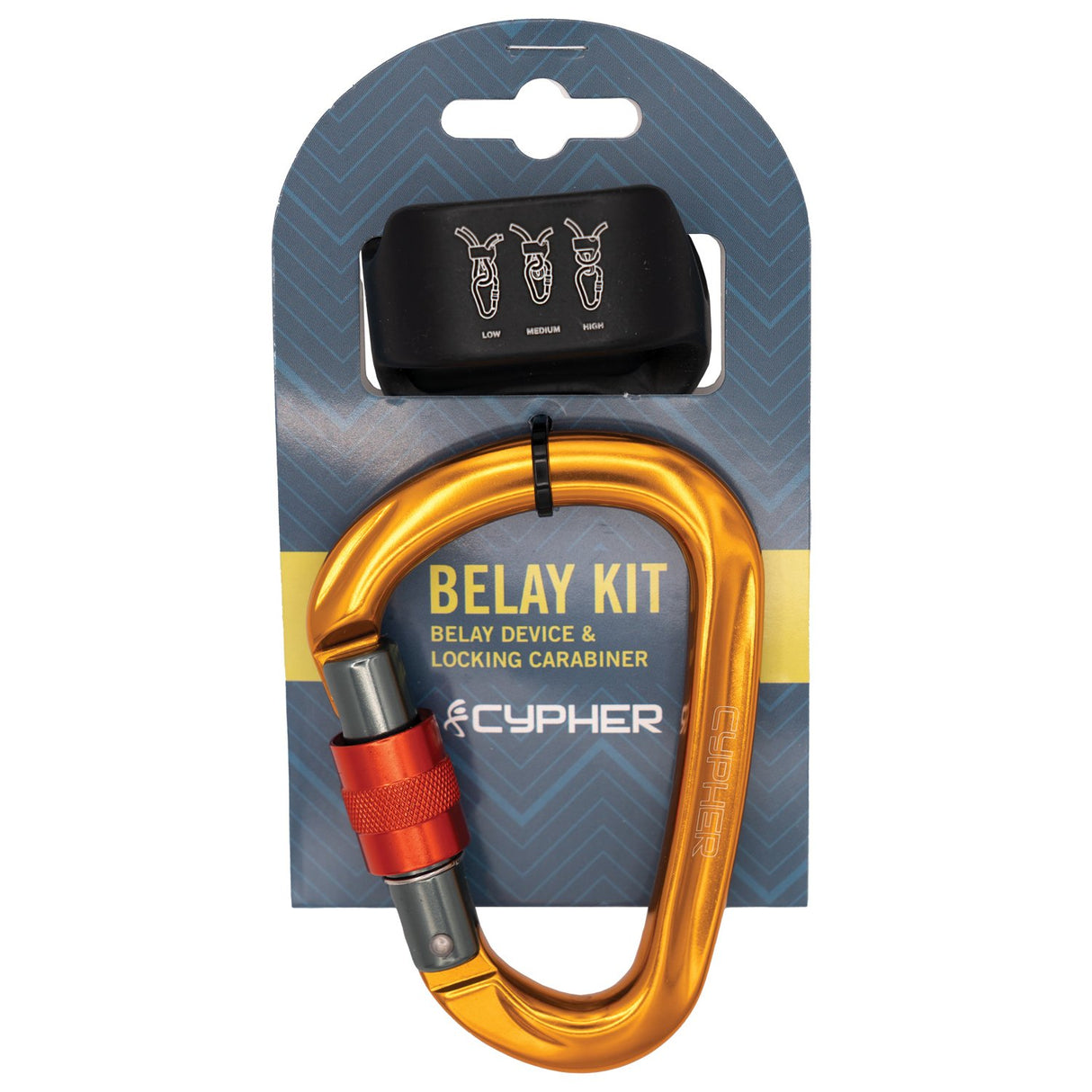 CYPHER - XF Forge Belay Device - Black