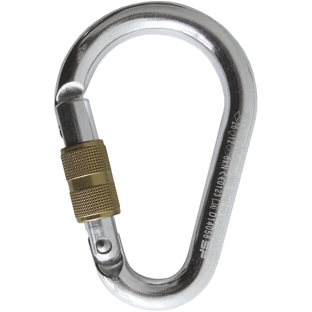 STUBAI - HMS Steel EL Keylock Carabiner