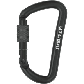 STUBAI - Accessory Screw Gate Carabiner - Black