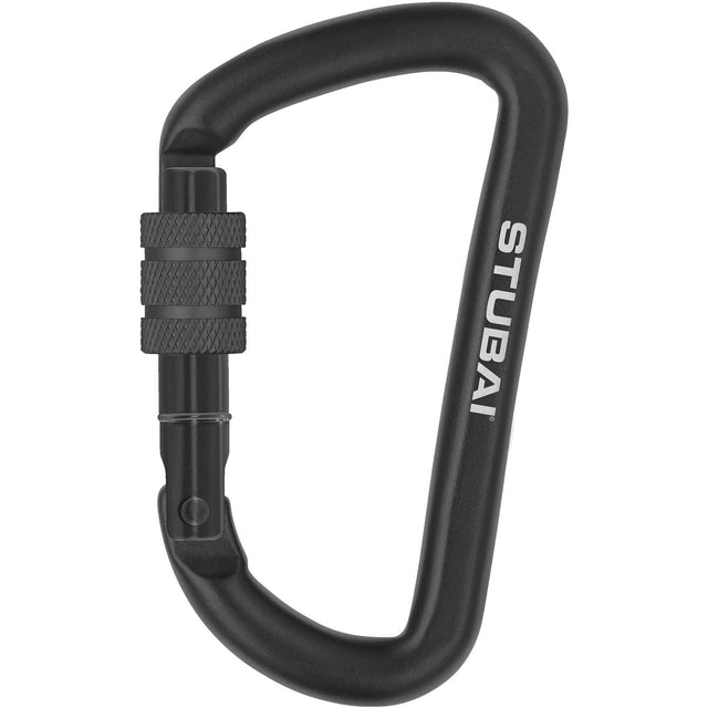 STUBAI - Accessory Screw Gate Carabiner - Black
