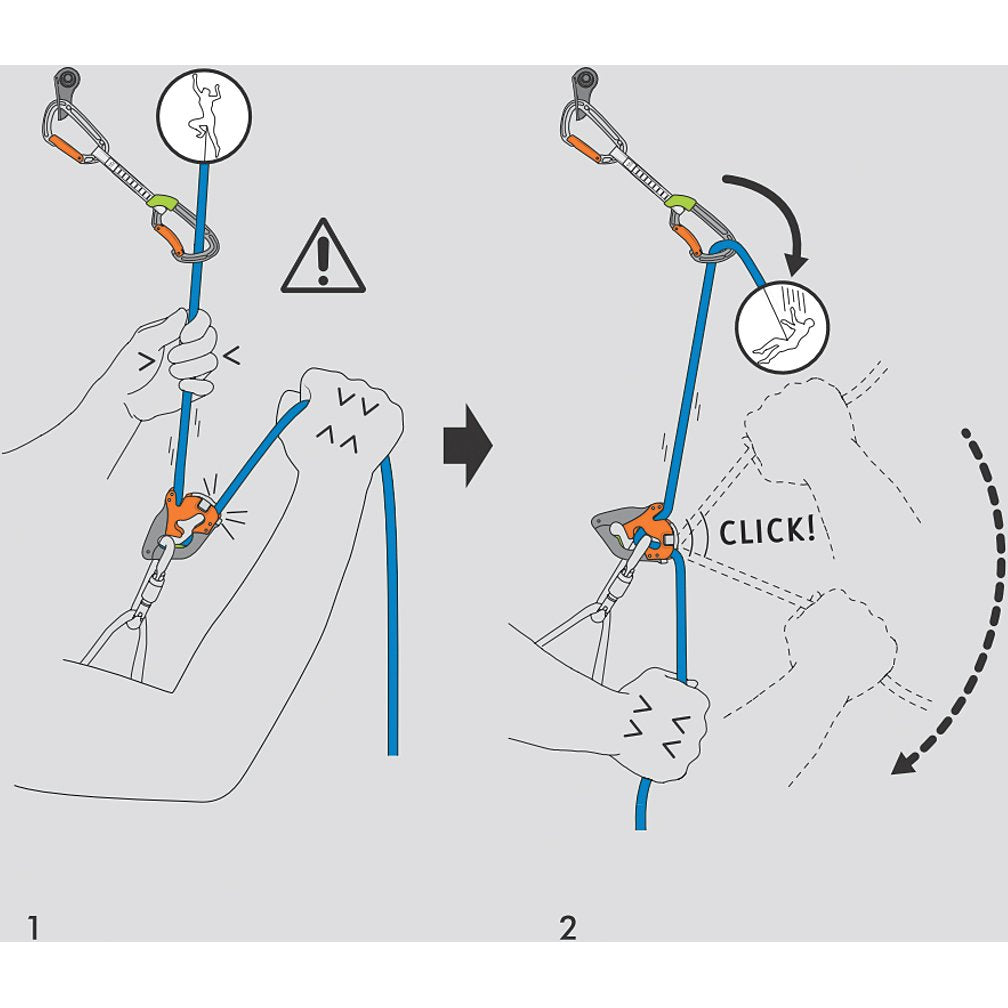 Climbing Technology - CT Click-Up Plus with HMS Blue — view 3