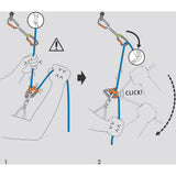 Climbing Technology - CT Click-Up Plus with HMS Blue — view 3