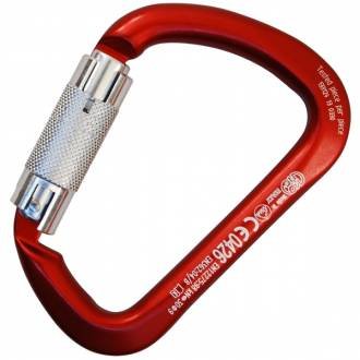 KONG - X-Large Aluminum Carabiner with Auto Block Sleeve