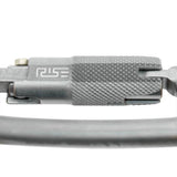 KONG - Ovalone Carbon Steel Carabiner with RISE Lock - White — view 10